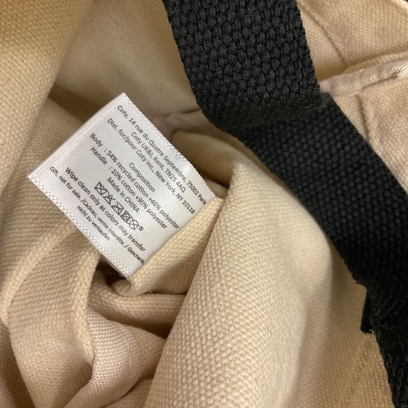 Philosophy Glitter Tote Bag 13 x 11 Iridescent Cloth - Picture 7 of 8